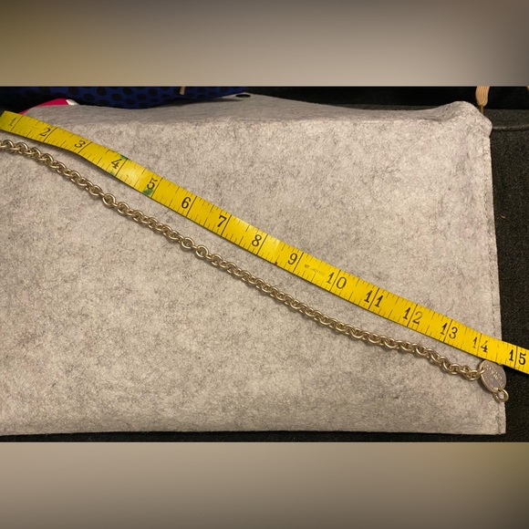 Tiffany’s Oval Return to Tiffany Chocker Necklace sterling 925 - Picture 5 of 6